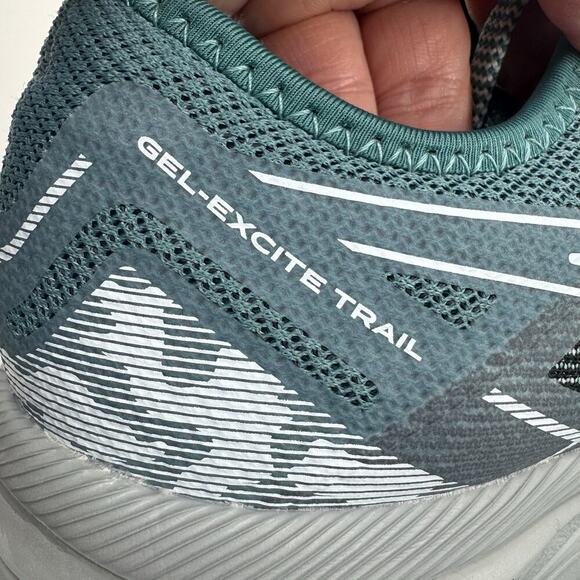 Asics Womens F130722 Green White Digital Camo AmpliFoam Size 9 Athletic Shoes - Picture 6 of 7